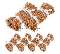 SUPVOX 6pcs Mini Hay Bale S, 2. 75 Inch Handcrafted Decorative Haystacks for Dollhouse, Crafts, Farm And Autumn Harvest Table Decorations