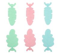 SUPVOX 6Pcs Parrot Nail Grinding Perch Stand for Bird Cages - Sanded Surface Platform for Budgie, Conure, and Medium Parrot Claw Care with Chewing and Climbing Features