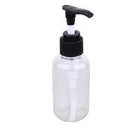 SUPVOX 6pcs Pet Refillable Shower Gel Bottles with Press Pump, 100ml Portable Emulsion Subpackaging Bottles for Bathroom and Travel Use