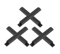 SUPVOX 6pcs Piano Keytops Replacement Set Universal Plastic Black Piano Keys 1 Matte Finish Black Key Repair and Maintenance Accessories