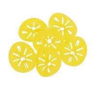 SUPVOX 6pcs Plastic Bee Escape Tools with Cone-shaped Hive Entrance Valve Beekeeping Equipment for Efficient Bee Traffic Management Bright Yellow for Easy Hive Access