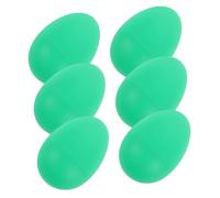 SUPVOX 6pcs Plastic Musical Egg Durable Percussion Instruments for Rhythm Training Music Learning Classroom Parties Performances