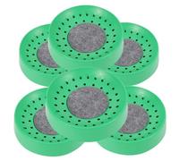SUPVOX 6pcs Plastic Pigeon Hatching Bowls with Soft Cushion Breathable Bird Breeding Nesting Bowls for Doves Quails and Birds