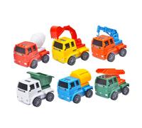 SUPVOX 6PCS Pull Back Mini Cartoon Car Set for Funny Vehicle Plaything Random Colors Safe Battery for Boys and Playtime