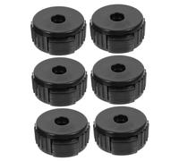 SUPVOX 6pcs Quick Release Cymbal Nuts Drum Set Fixing Caps Easy Install Durable Threaded Buckle for Fast Assembly and Removal