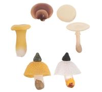 SUPVOX 6pcs Realistic Artificial Food Models for Education Home Decor Photography Props and Fairy Garden Crafts Enhancing Nutritional Awareness