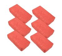 SUPVOX 6pcs Red Foam Bricks Movie Props for Comedy Stage Tricks Building Blocks Portable Lightweight Halloween Film Performance