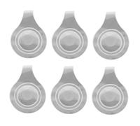 SUPVOX 6pcs Reflective Magnetic Clips for Enhanced Night Visibility Versatile Backpack Reflectors for Clothing Dog Harnesses and Outdoor Activities Lightweight and Stylish Safety
