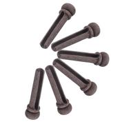 SUPVOX 6pcs Rosewood Acoustic Guitar Bridge Pins Set String Pegs Replacement for Folk Guitars Brown End Pin Nails