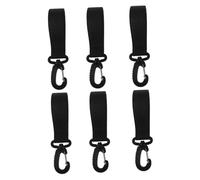 SUPVOX 6pcs Rotatable Stroller Hooks for Hanging Shopping Bags Plastics Stroller Hangers Compatible Buggy for Outdoor Use Diaper Bags