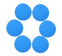 SUPVOX 6pcs Rubber Agility Dots Flat Cones Non-slip Speed Markers for Football Basketball Training Portable Lightweight Discs for Soccer Hockey Skill Development