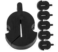 SUPVOX 6pcs Rubber Violin Mute Soft Practice Silencer for Quiet Practice Violin Accessories Excellent for Musicians Black