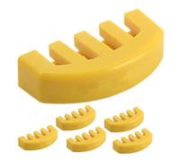 SUPVOX 6pcs Rubber Violin Mutes for Practice Compact Silent Lightweight and Convenient for Electric and Acoustic Violin Players