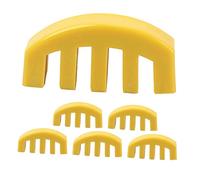 SUPVOX 6pcs Rubber Violin Practice Mutes Claw Style Violin Practice Silencers Yellow for and Orchestral String Accessories