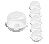 SUPVOX 6Pcs Safety Gas Stove Knob Covers Heat Resistant Material Protective Covers for Kitchen Oven Controls Preventing Accidental Turning for Home Use
