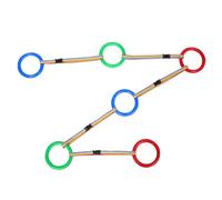 SUPVOX 6pcs Safety Harness Leash with Round Handles Colorful Preschool Walking Rope for Group Management Lightweight Anti-Lost Hand Belt for Kindergarten Outings and Field Trips