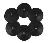 SUPVOX 6pcs Sandbag Sucker Cups Boxing Bag Suction Base Rubber Metal Stable and Easy Installation Black Suitable for Martial Arts Disciplines and Taekwondo Random Color