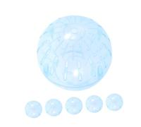 SUPVOX 6pcs Silent Hamster Running Balls Plastic Exercise Wheels for Small Pets Chinchillas Gerbils Quiet Fitness for Nighttime Use and Active Play
