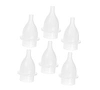 SUPVOX 6pcs Silicone Replacement Tips for Nasal Cleaner Manual Nose Sucker Accessory Kit for Backflow Design Durable Portable for Easy Use