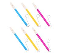 SUPVOX 6pcs Slide Whistle Instrument Toy for Boys and Girls Push-pull Flute Toy Handheld Whistle Fun Blowing Party Favors Small Boy Girl Music Learning Portable