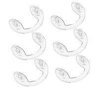 SUPVOX 6pcs Soft Silicone Eyeglass Nose Pads Anti-slip Cushion Replacement Nose Bridge Pads for Glasses Sunglasses Comfortable Fit Sports Work