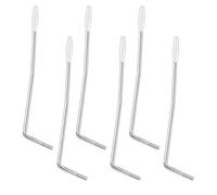 SUPVOX 6pcs Thread Tremolo Arm Set for Electric Guitar Replacement High-sensitivity Bar for St Tremolo Bridge Metal Whammy Bar Guitar Accessories