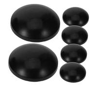 SUPVOX 6pcs Trampoline Rod Covers Rubber Protective Caps for Trampoline Pole Safety Net Attachment Easy Installation Replacement Parts