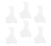 SUPVOX 6Pcs Transparent Acoustic Guitar Pickguards Self-adhesive Protective Covers for Folk Guitar Surface Scratch Prevention Medium