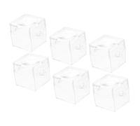 SUPVOX 6pcs Transparent Bug Viewer Collection Kit Portable Magnifying Insect Observation Boxes for Educational Science Exploration and Nature Study