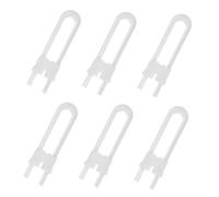 SUPVOX 6pcs U-Shaped Boy Girl Safety Proofing Locks for Cabinet Doors Childproof Latches for Kitchen Cupboard Safety