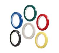 SUPVOX 6pcs Violin Fingerboard Tape Colored Stickers for Violin and Cello Beginners Stick Finger Position Markers for String Instruments Multi-color for Accurate Note Learning