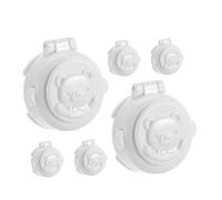 SUPVOX 6pcs Washing Machine Button Safety Locks with Brake Switch Protection Covers for Security and Accidental Operation Prevention
