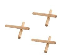 SUPVOX 6pcs Wood Drumsticks Drum Accessories for Rhythm Stick Players Heavy Duty