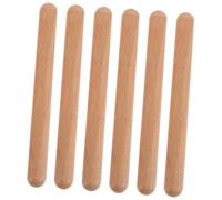 SUPVOX 6pcs Wooden Rhythm Sticks for Ages Educational Musical Percussion Instruments Classroom Early Learning Tools for Developing Coordination and Creativity