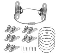 SUPVOX 6sets Falling Fixators Furniture Straps for Boy Girl Protection Secure Bookshelf to Wall Earthquake Proofing Wall Anchors