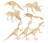 SUPVOX 7Pcs DIY Dinosaur Skeleton Model Educational Assembly for Boys Early Learning Archaeology Kits Stimulating Imagination and Practical Skills