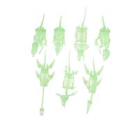 SUPVOX 7Pcs Luminous Dinosaur Bone Molds Skeleton for Educational Playset Gift Realistic Glow Dark Fossil Models for Dinosaur Parties and Desktop Decor