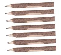 SUPVOX 7pcs Natural Wooden Tree Bark Pencils Rustic Tree Branch Appearance Comfortable Grip Versatile Usage for Holidays Office Party Favors