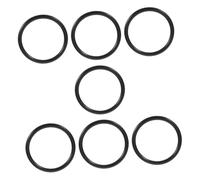 SUPVOX 7pcs Rubber Ring Cushion for Singing Bowls, Crystal Bowl Support Base Pads 103mm Inner Diameter, Noise Reduction Silicone Rings for Music Studio and Meditation