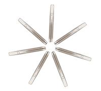 SUPVOX 7PCS String Pin for Harp Metal Peg Lyre Harp Accessory Zither Pin for Guzheng Dulcimer Harpsichord String Posts