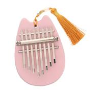 SUPVOX 8-key Mini Kalimba Thumb Piano, Compact Acrylic and Steel Musical Instrument, Easy to Learn with Cute Bear Shape, for Beginners and Toddlers as A Portable Mini Piano