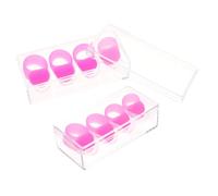 SUPVOX 8 pcs Drum Silicone Finger Covers Comfortable Durable Finger Sleeves for Steel Tongue Drum with Workmanship for Practicing Percussion Instruments Includes present Box