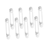 SUPVOX 8 Pcs Transparent Safety Locks Flexible Soft Belt Buckle Locks with Strong Adhesive for Cabinet Drawer Refrigerator Cupboard Protection