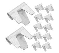 SUPVOX 800pcs Metal Wire Cage Clips for Small Animals Escapeproof Buckle Clamps Compatible with Budgie Chicken Rabbit Cat Dog Cages Iron Fasteners