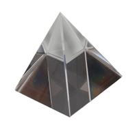SUPVOX 80mm Optical Glass Pyramid Prism for Meditation Aid and Desk Ornament with Stunning Rainbow Optical Effects and Crystal Clarity