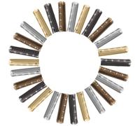 SUPVOX 80pcs Copper Shoelaces Tips for DIY Repair Shoe Lace Ends Replacement with Smooth Ends and Sturdy Metal Material Suitable for Shoe Laces