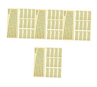 SUPVOX 80pcs Guitar Fretboard Stickers Scale Note Stickers for Beginners Practice Music Note for Ukulele Learning and Music Education