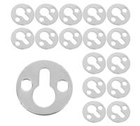 SUPVOX 80pcs Heavy Duty Metal Keyhole Hangers for Cabinets and Framed Art, Silver Ieon Material with Effortless Installation, Multipurpose Hardware for Bedrooms and Home Picture Frame