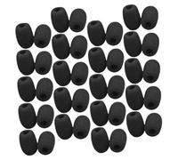 SUPVOX 80pcs Microphone Foam Covers Sponge Windscreen Protector Shield for Headset Mic Use in Studio Live Performance