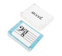 SUPVOX 80pcs Music Note Flashcards: Piano Notes Flashcards Study Aid - Double-sided Cards For Piano Violin And Other Instruments